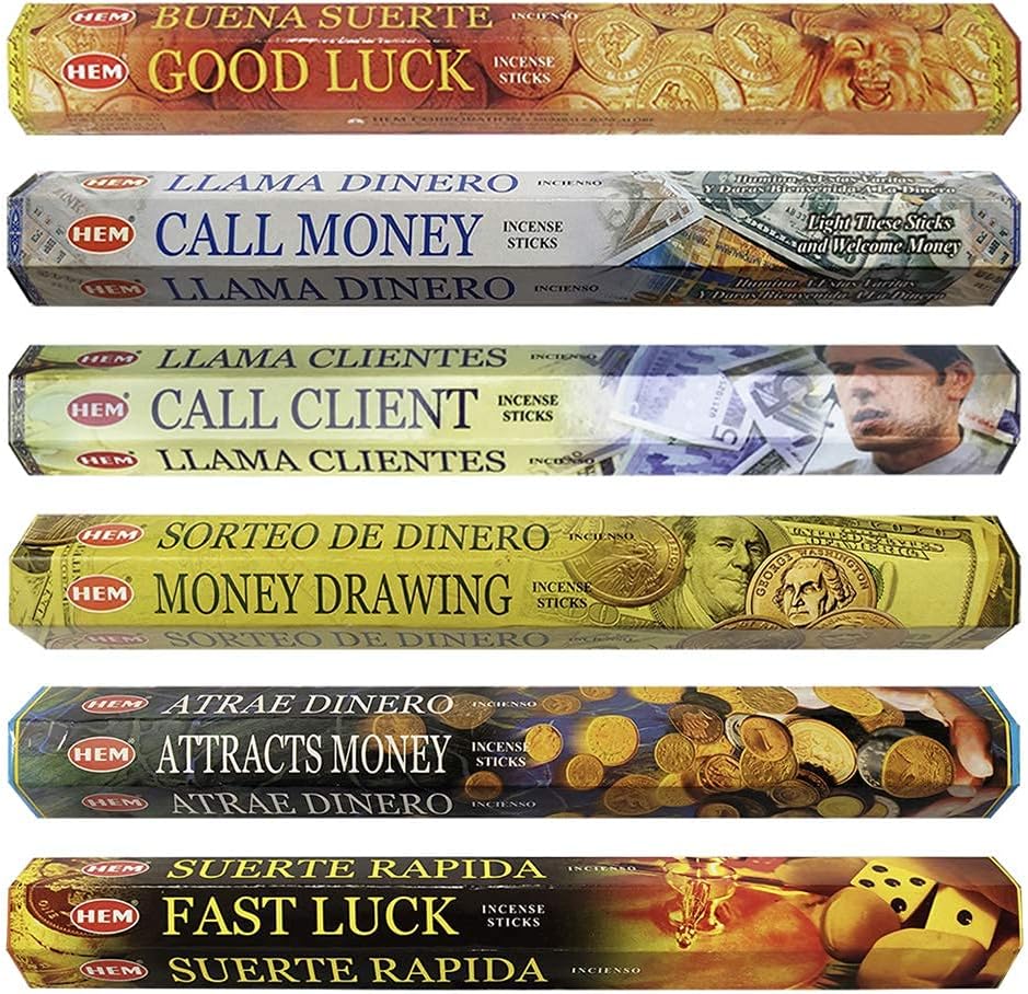 Hem Incense Sticks Variety Pack with Holder 1