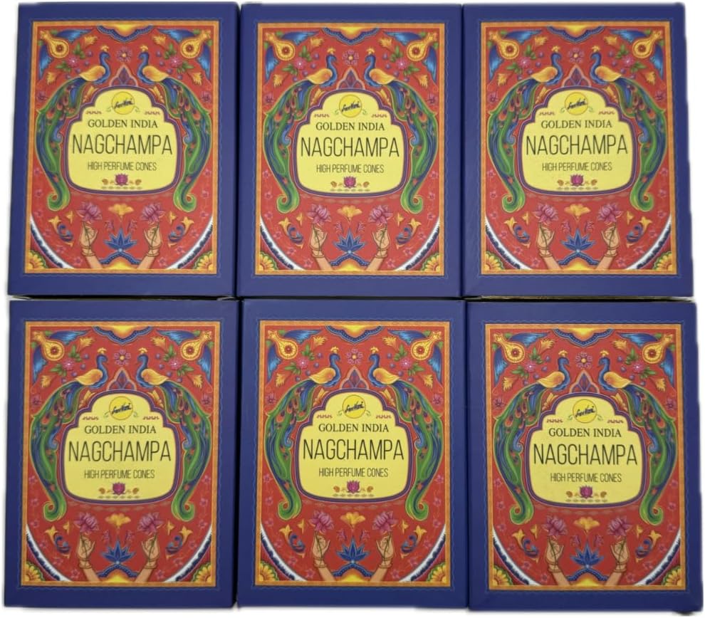 Sree Vani Nagchampa Backflow Incense Cones 60 Count