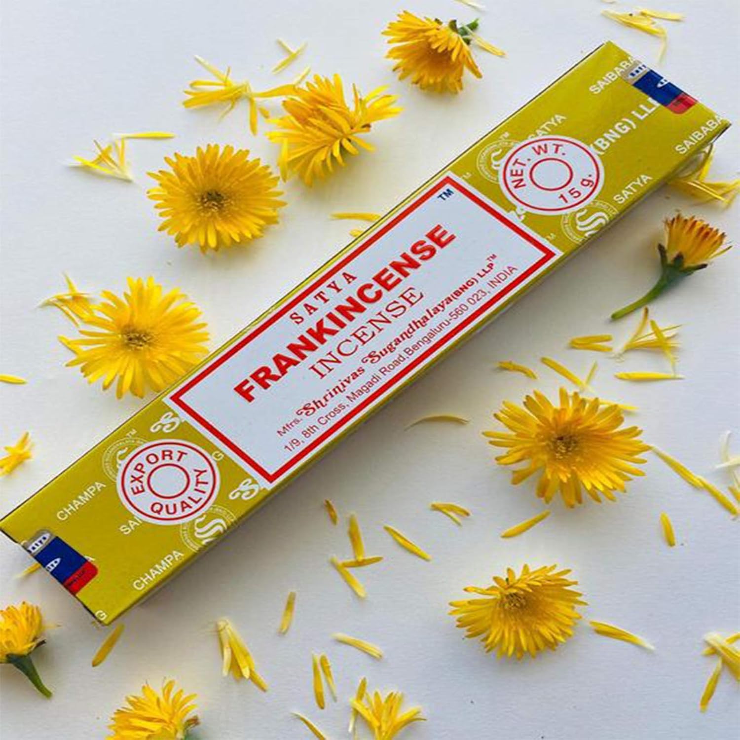 Satya Sai Baba Nag Champa Frankincense Incense Sticks - 12 Pack