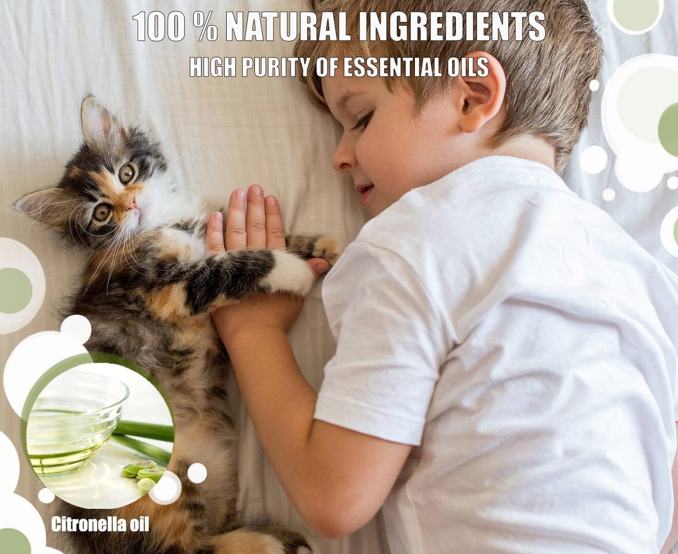 Citronella Scented Incense Cones 50 Count with Holders