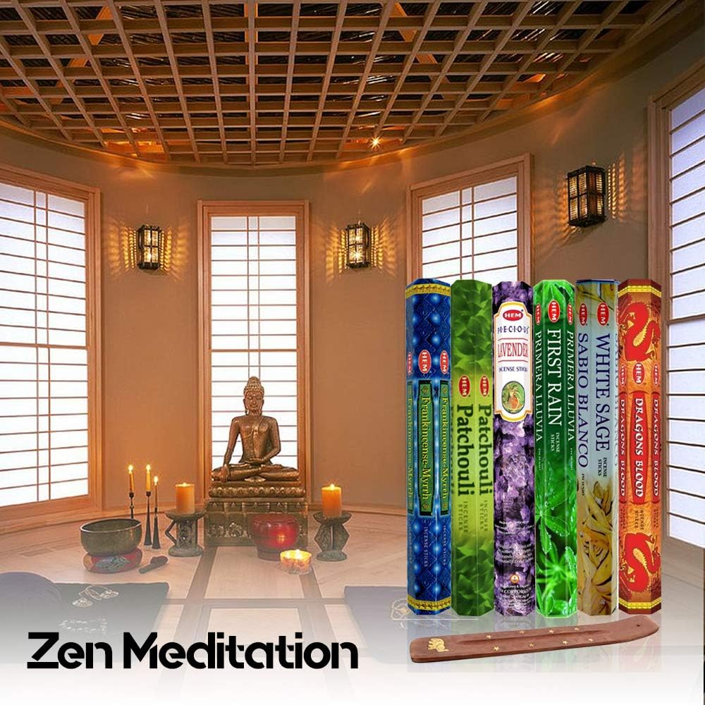 Toms Incense - 6 Popular Scents 240 Total Sticks