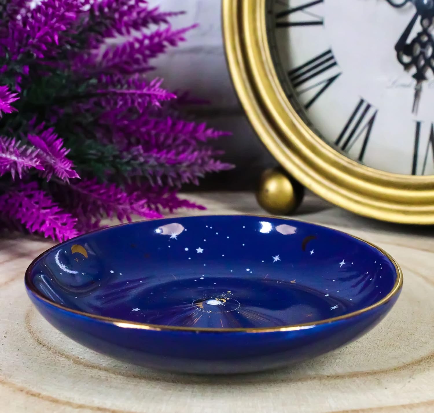 Mystic Starry Sky Incense Holder Ceramic Decor