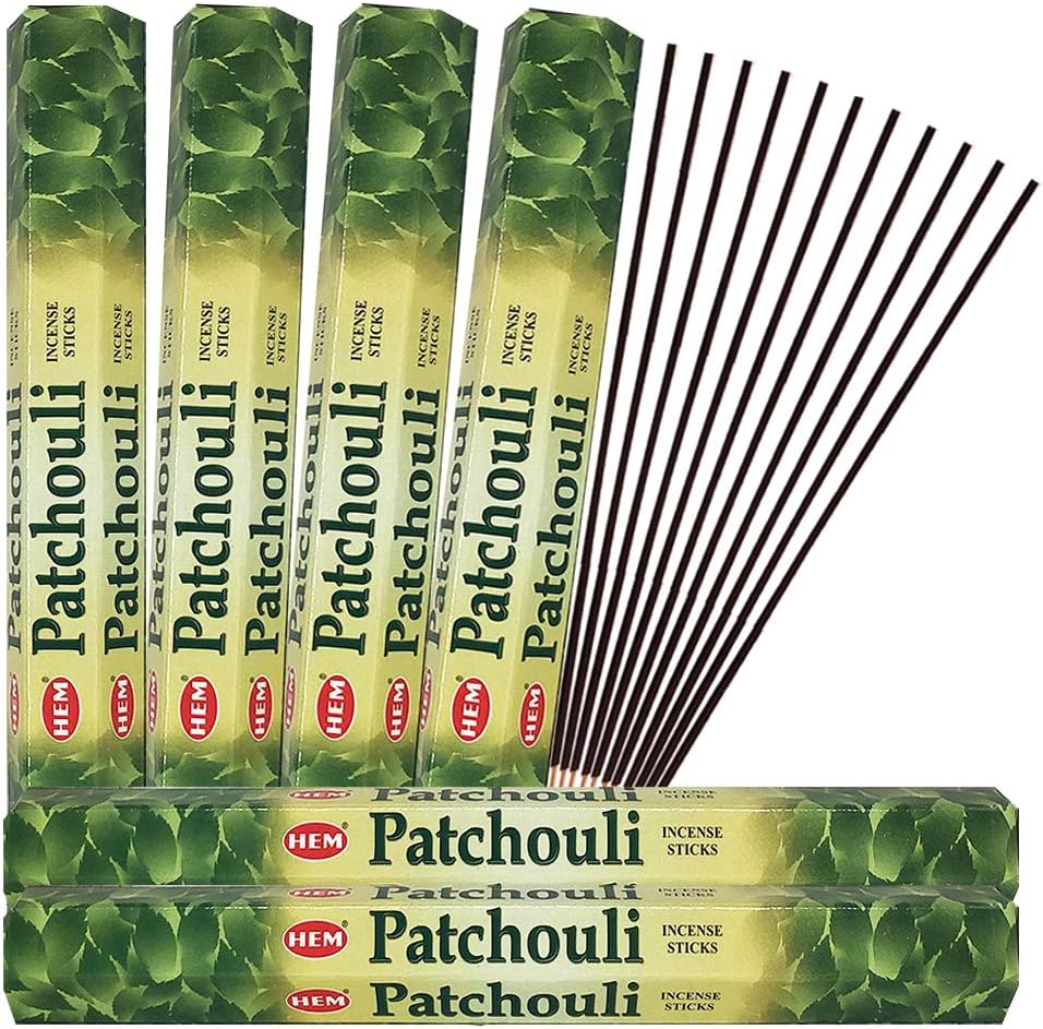TRUMIRI Patchouli Incense Sticks and Holder Bundle