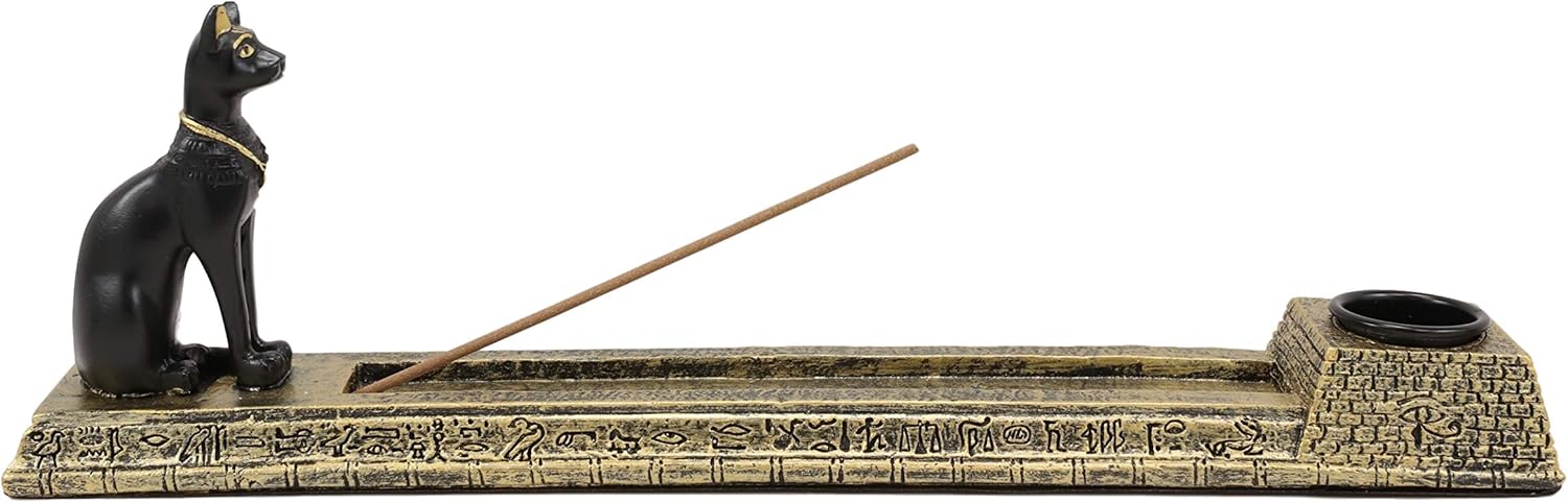 Ebros Gift Bastet Goddess Incense Holder Sculpture