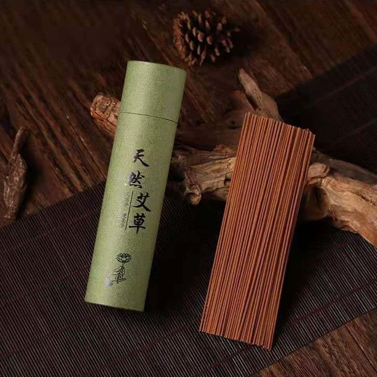 Natural Mugwort Incense Sticks for Meditation and Spiritual Cleansing