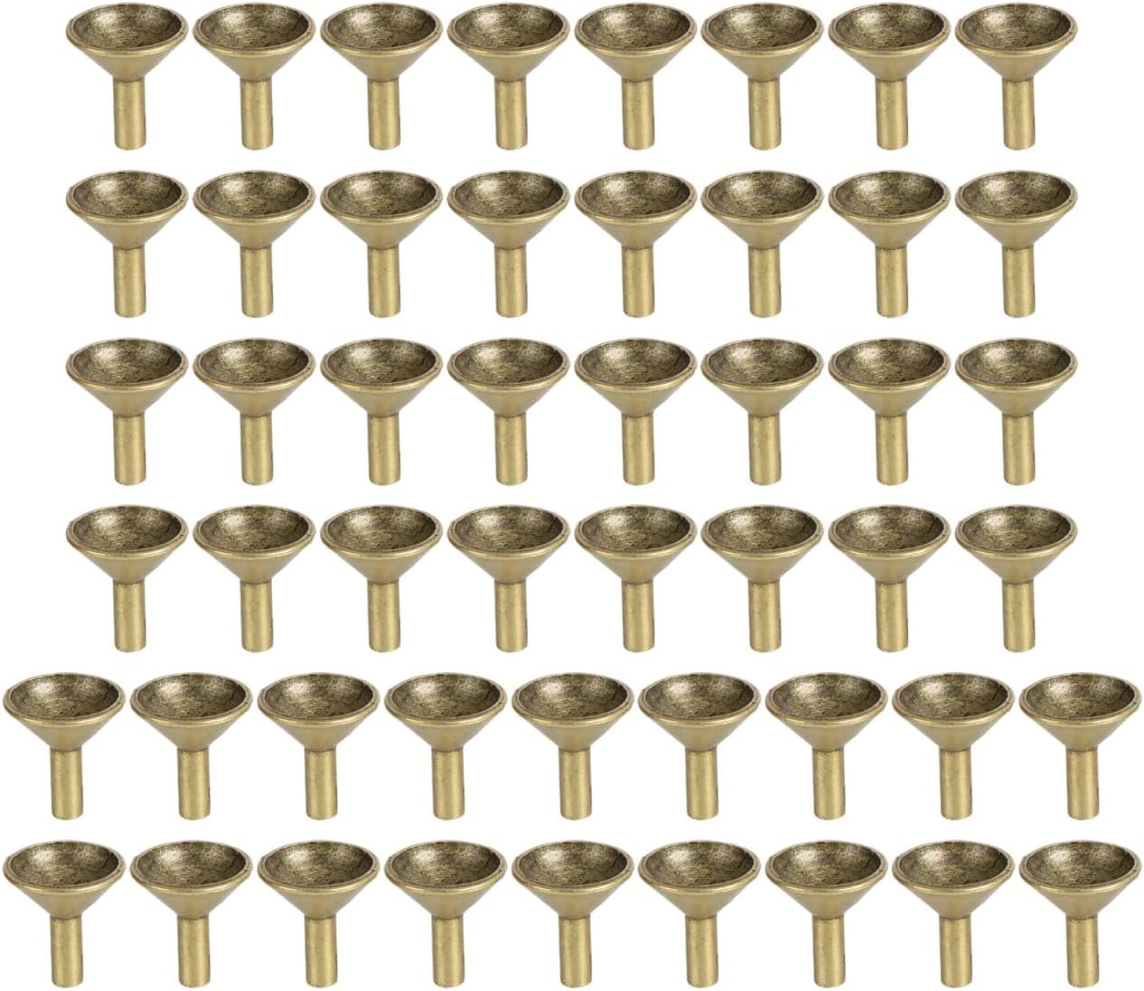 HANABASS 50PCS Brass Incense Holder for Home Decor Meditation Yoga Room Fragrance Decoration