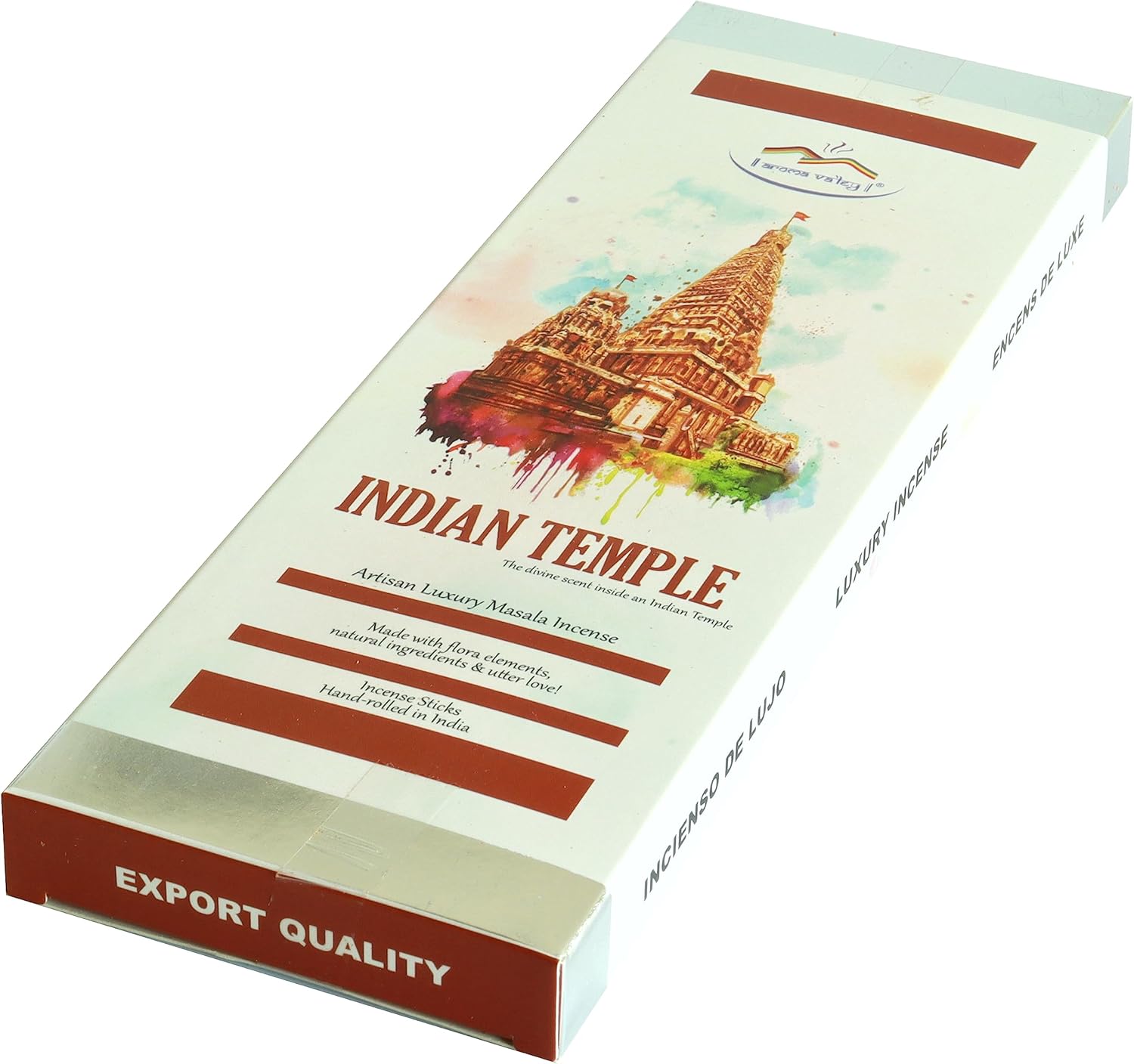 Indian Temple Incense Sticks - 20 Long-Burning Artisan Incense