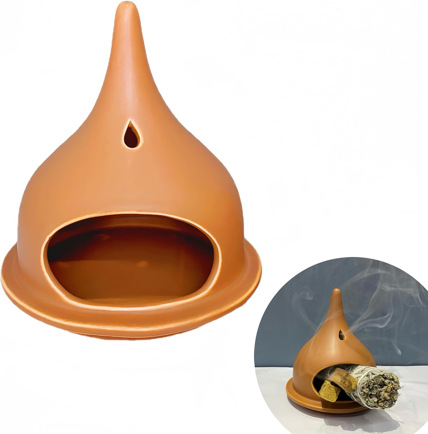 HOVOL 3-in-1 Ceramic Incense Burner Holder