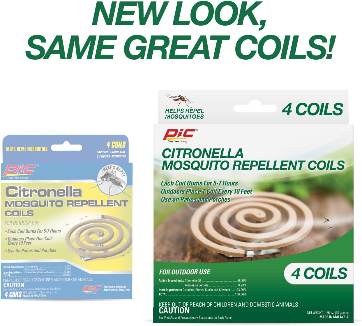 PIC Citronella Coils 6 Pack 24 Total