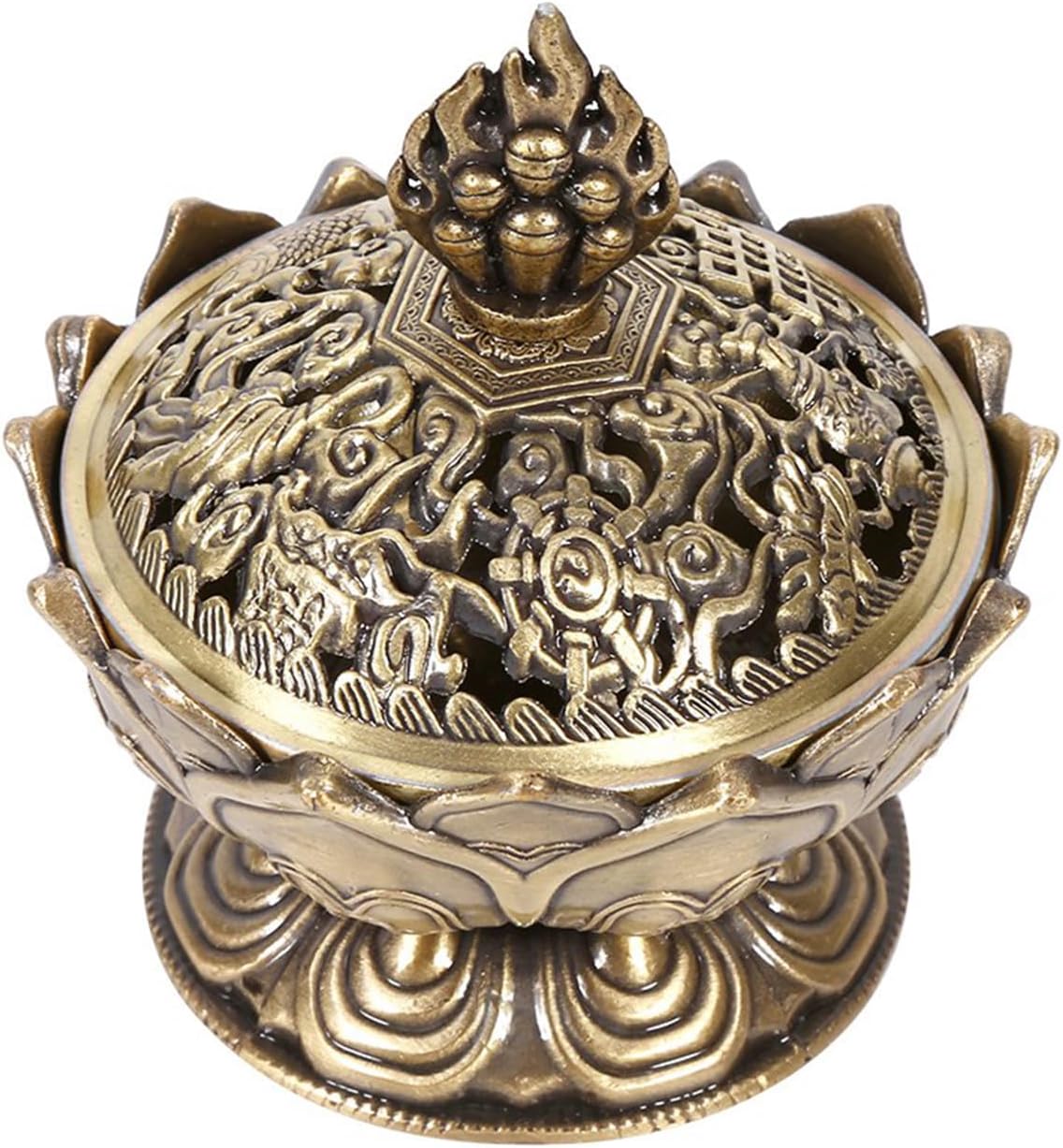 Kodrily Lotus Cone Incense Holder Mini Vintage Charcoal Burner
