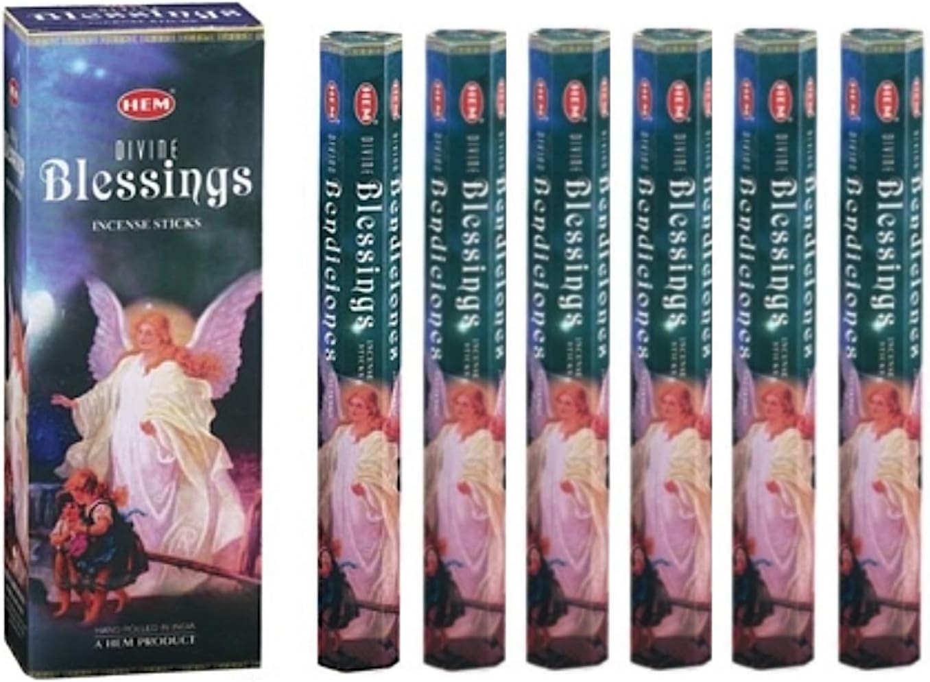 HEM Incense Box of Six 20 Stick Tubes