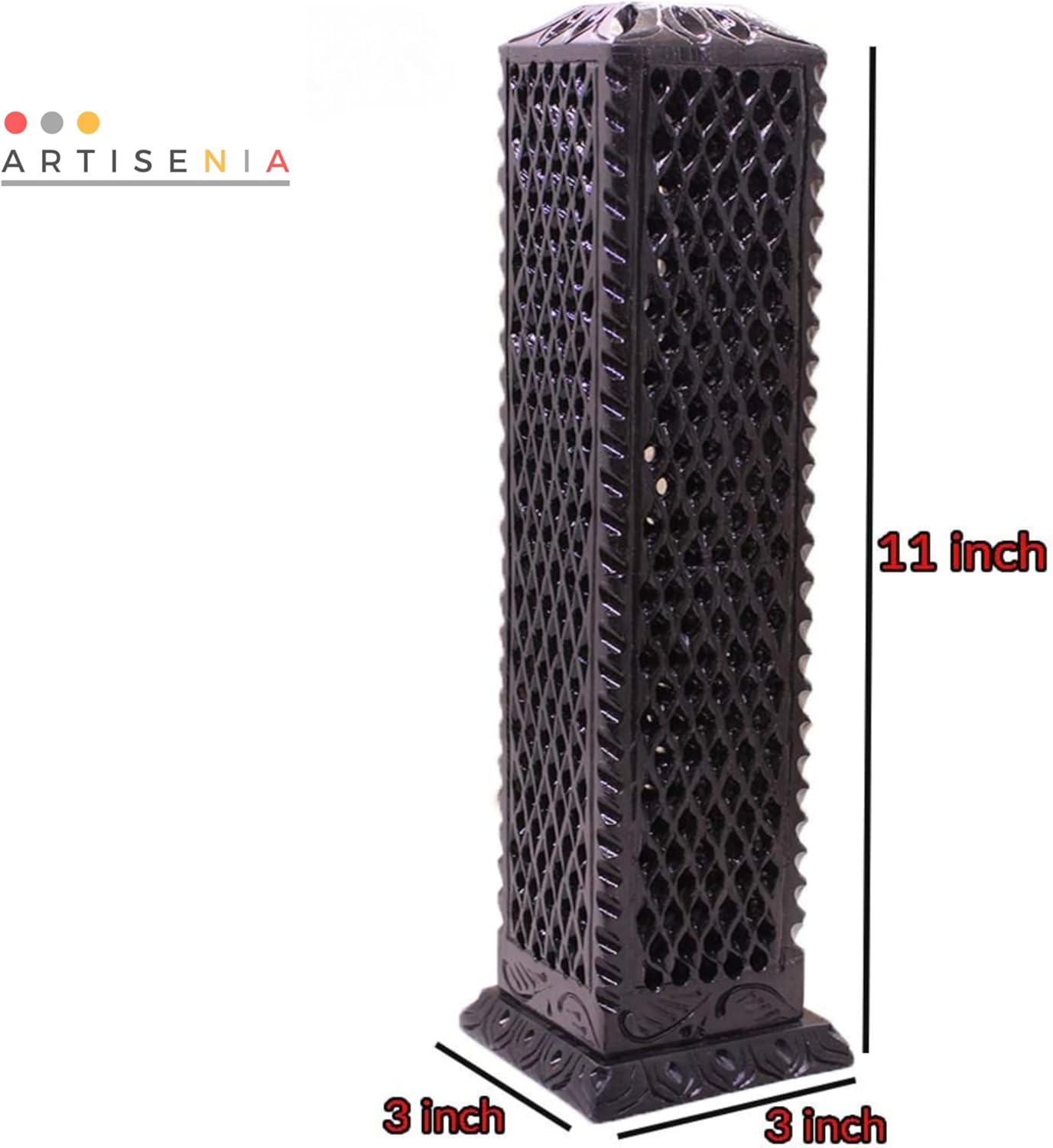 Handmade Soapstone Incense Stick Tower Holder