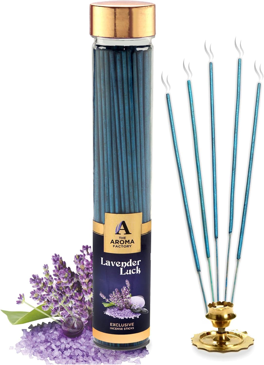 The Aroma Factory Lavender Incense Sticks for Pooja