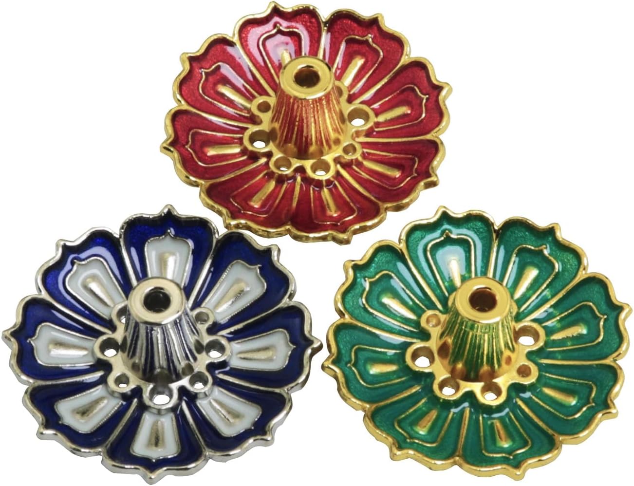 3PCS Colorful Incense Holder for Home Yoga Spa