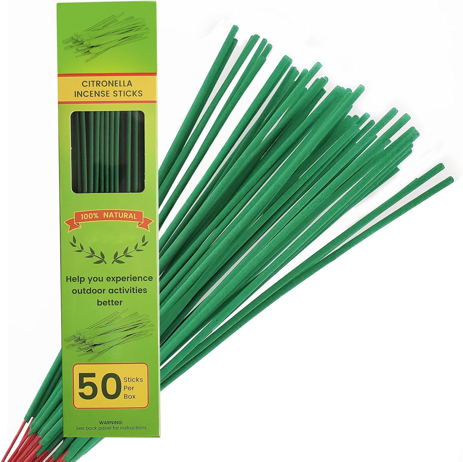 Citronella Incense Sticks 50 Pack Natural Aromatherapy