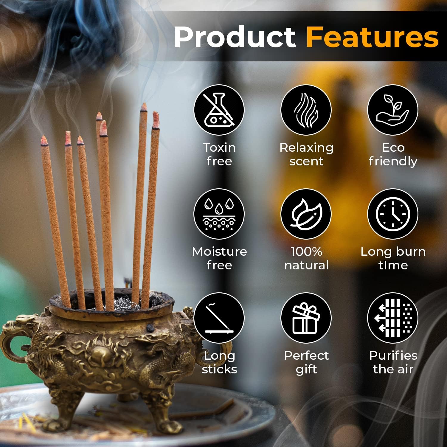 DharmaObjects 3 Pack Tibetan Incense 60 Sticks