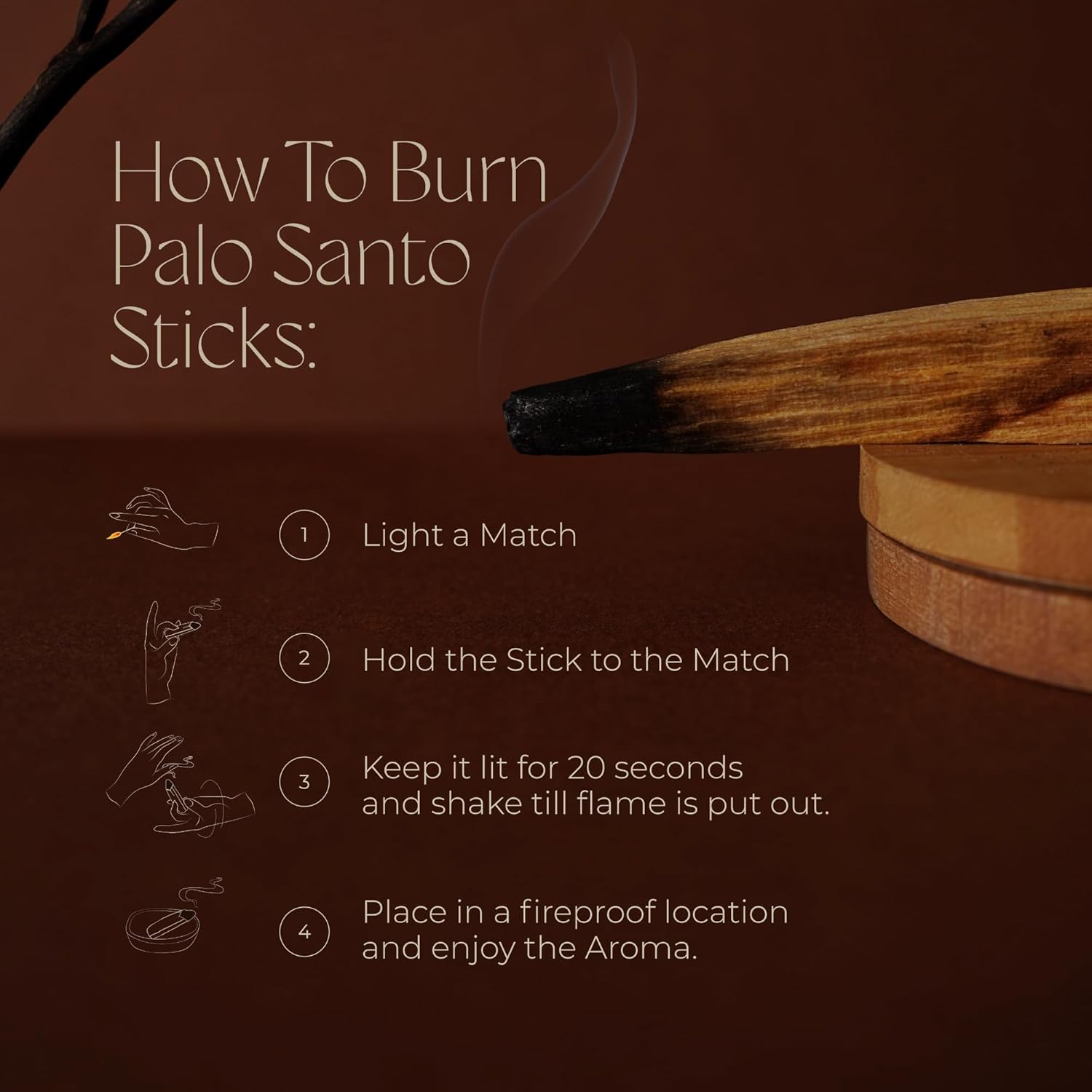 Inca Master Palo Santo Incense Sticks - 100 Natural 1 Pound