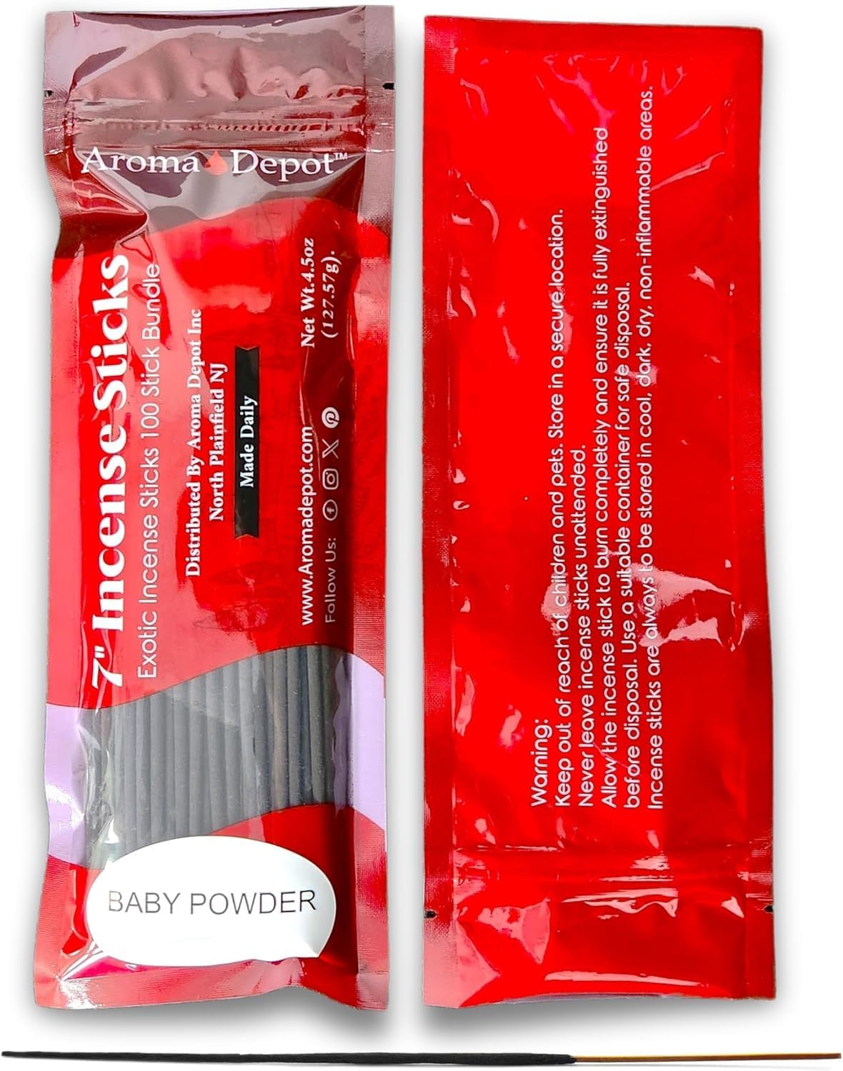 Aroma Depot Frank Myrrh Exotic Charcoal Incense Sticks