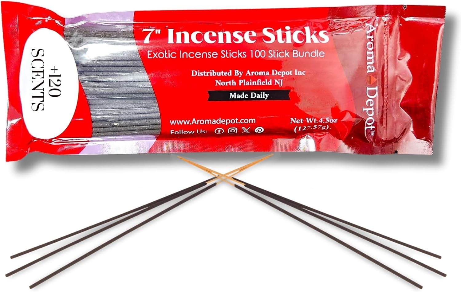 Aroma Depot Frank Myrrh Exotic Charcoal Incense Sticks
