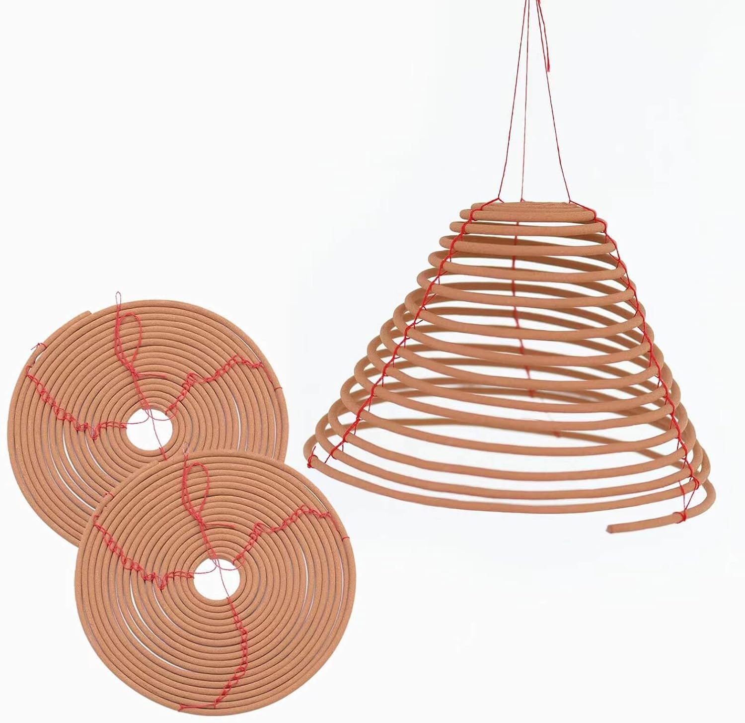 FOUCILO Citronella Incense Coil 36 Hours Burn 3 Pack