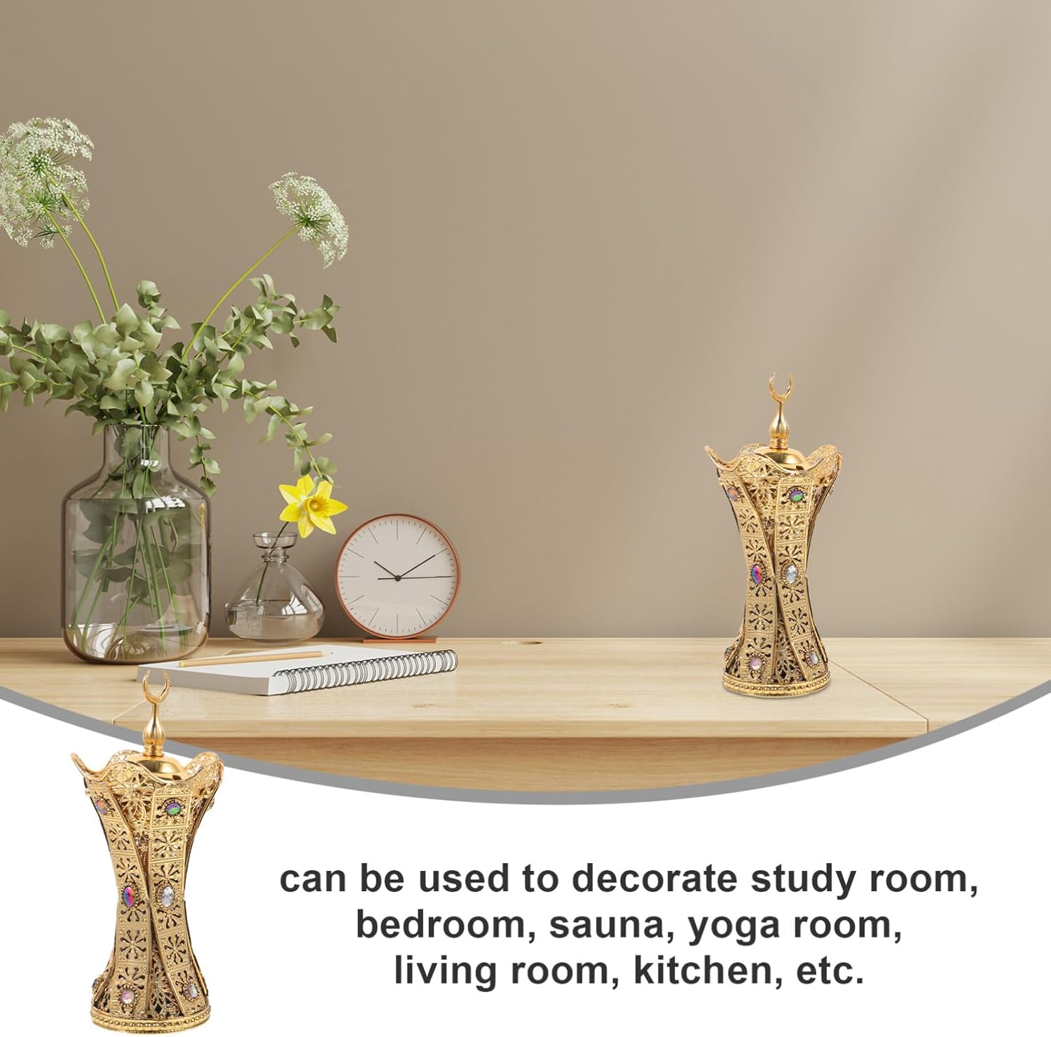 Alipis Electric Incense Burner for Home Yoga Spa Decor