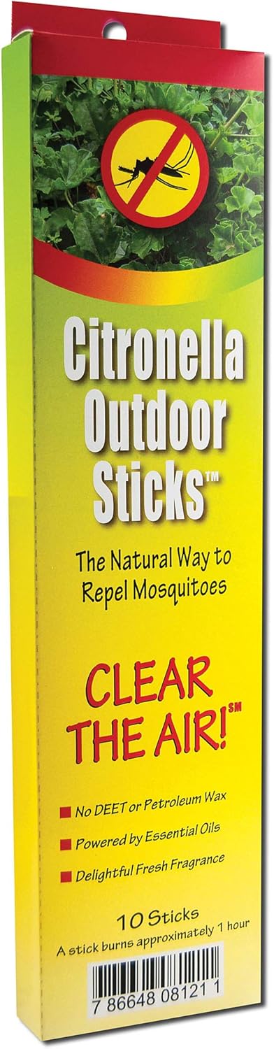 Neem Aura Naturals Citronella Sticks 10 Count