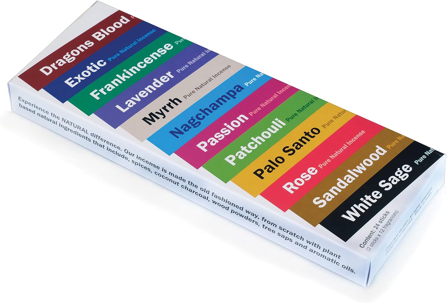 Natural Choice Sampler Variety Pack 24 Incense Sticks