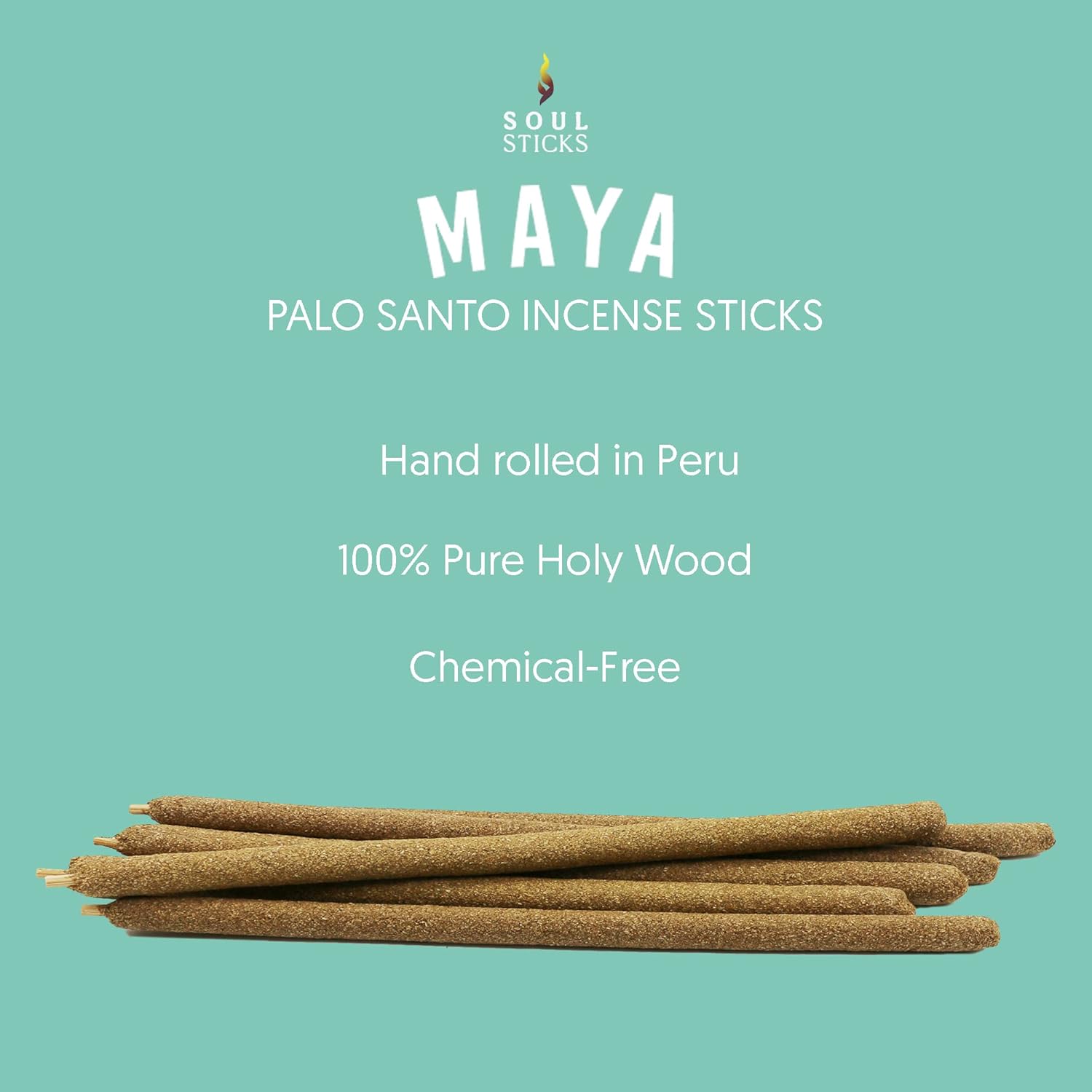 SOUL STICKS Palo Santo Incense Sticks 6 Pack
