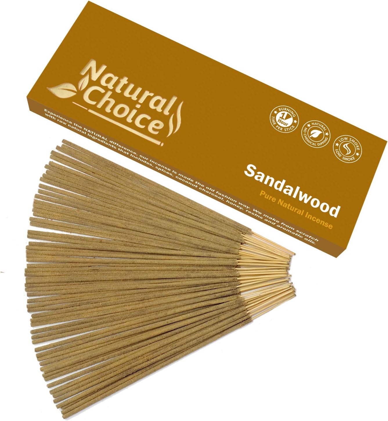 Natural Choice Sandalwood Incense Sticks 100 Grams