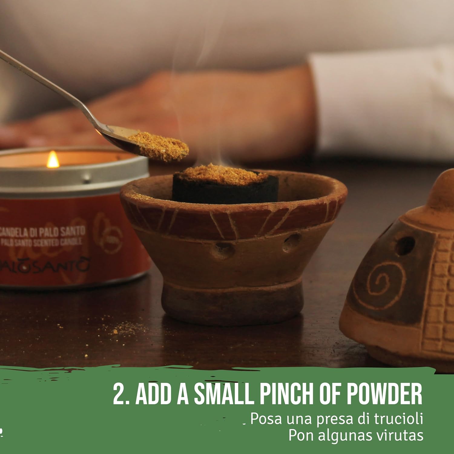 PALOSANTO - Palo Santo Incense Powder - 80Gr - Natural Stress Relief
