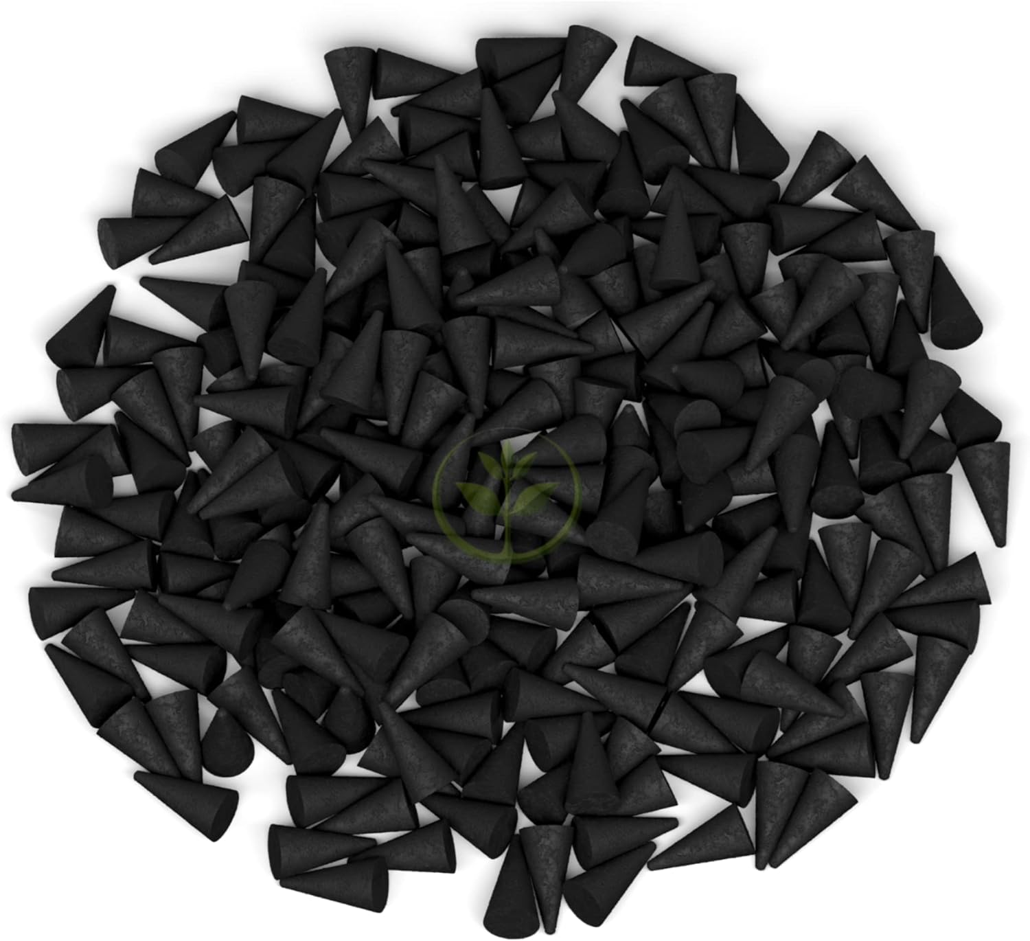 Lavender Charcoal Incense Cones 1 Inch 50 Pack Handmade Hand Dipped