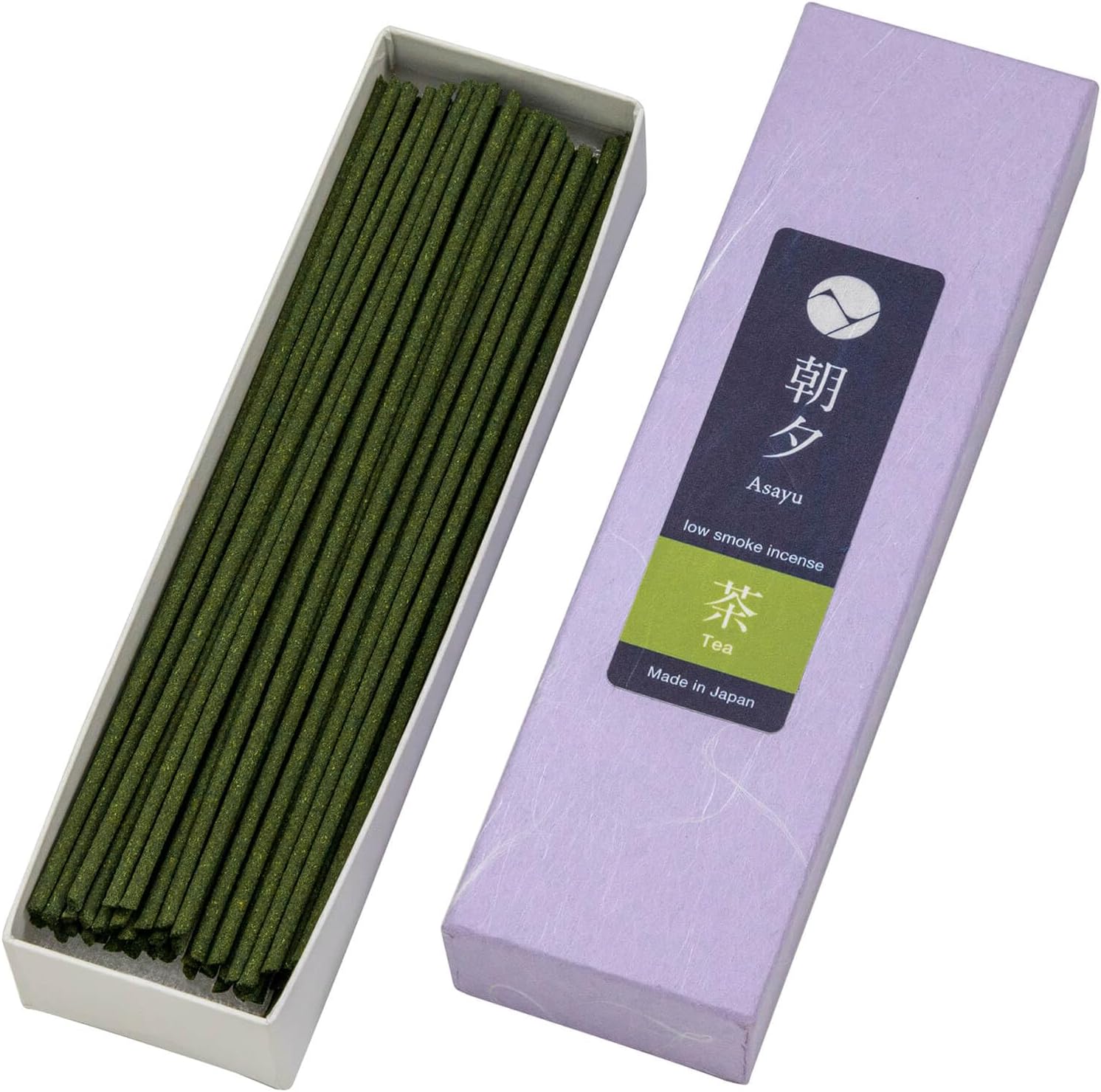 Asayu Japan Matcha Incense Sticks 20g Sample Low Smoke Non-Toxic