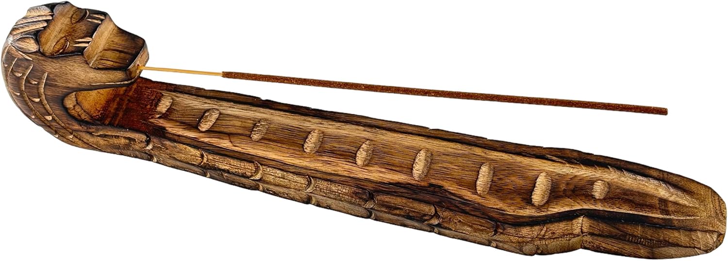 S B Arts Dragon Incense Holder - 12x2x25