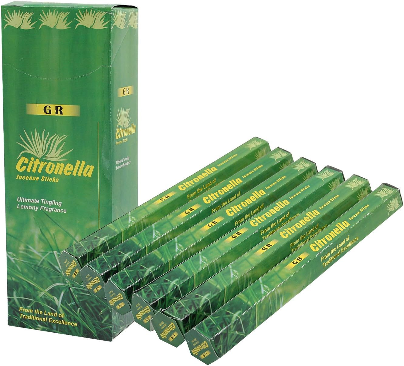 GR Citronella Incense 6 Box 120 Sticks