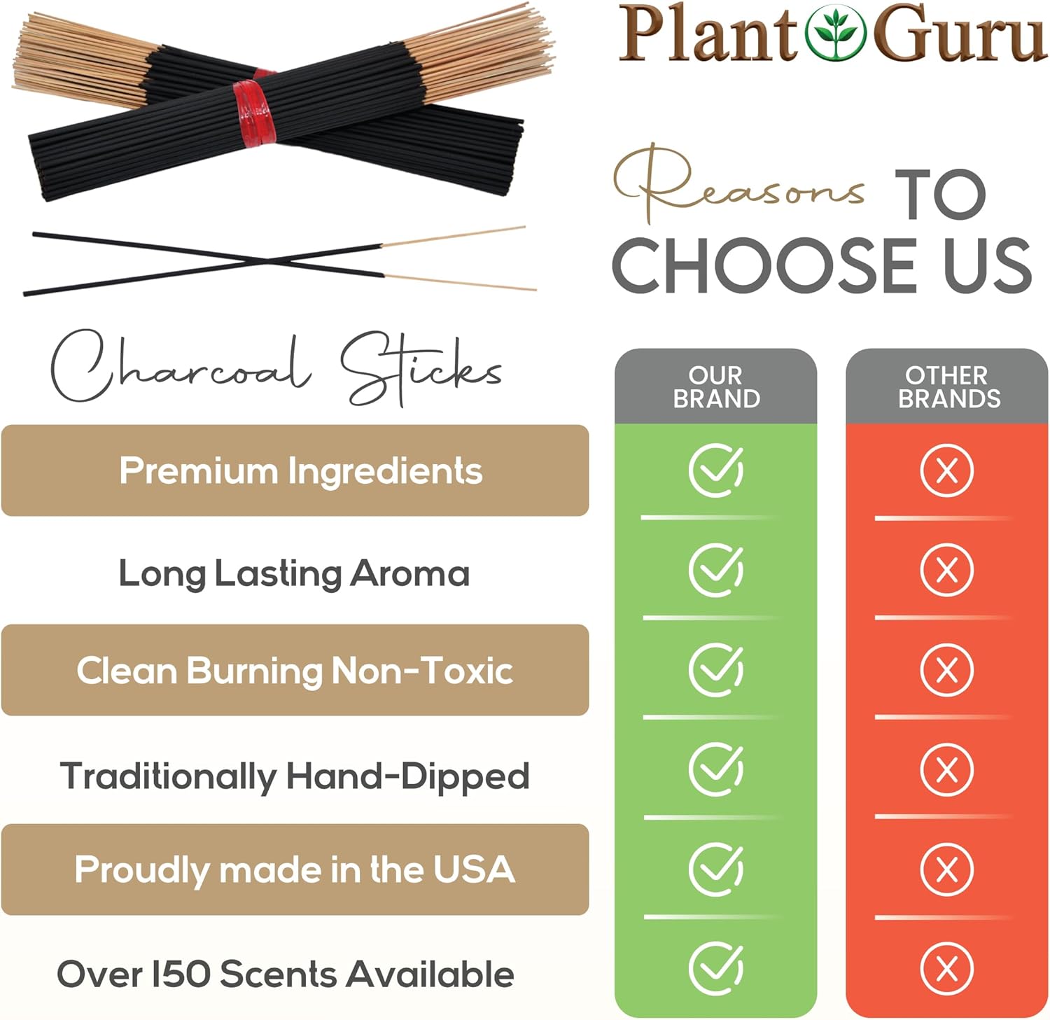 Plant Guru Opium Incense Sticks 11 Bundle