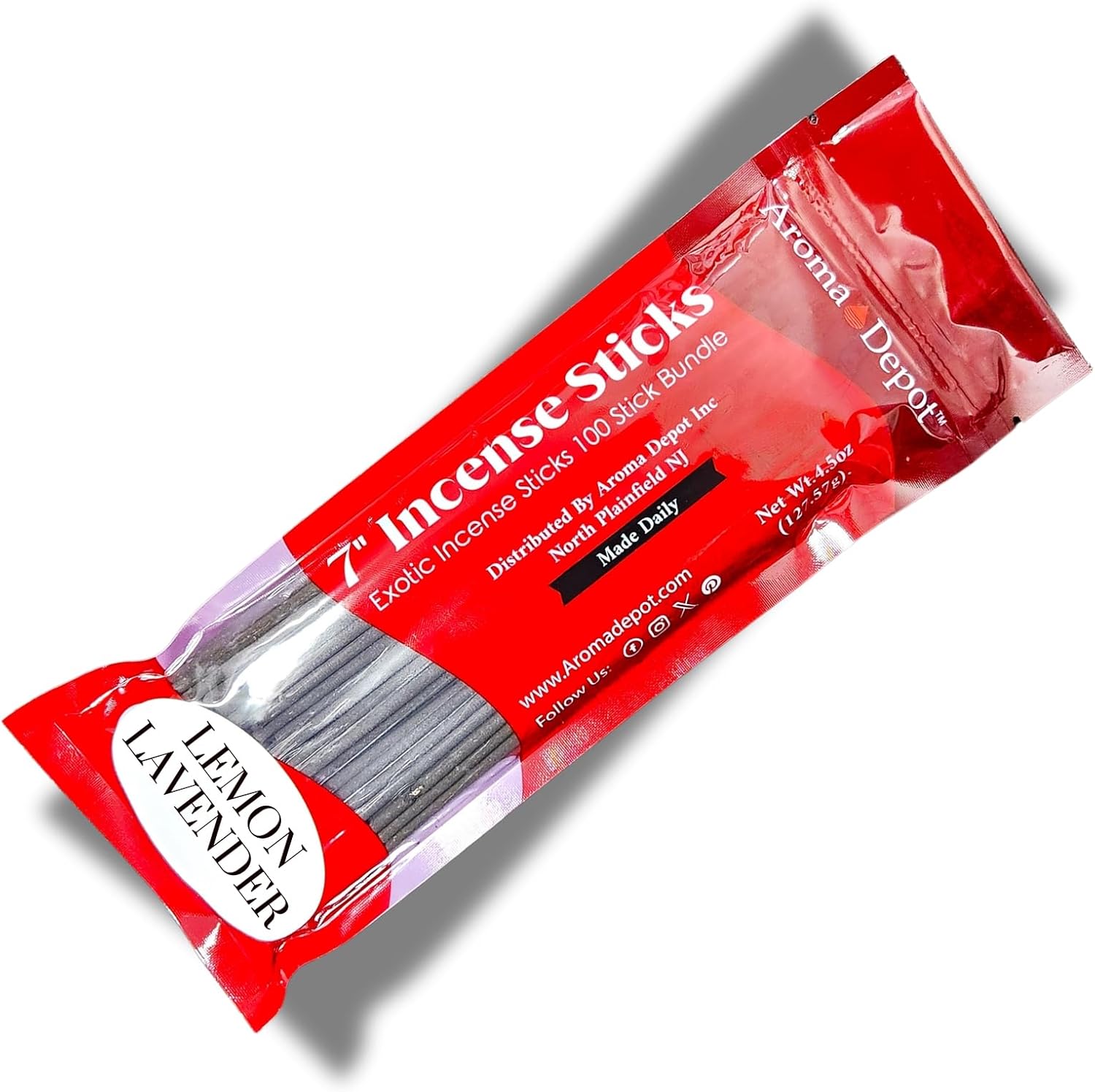 Aroma Depot Lemon Lavender 7 Inch Incense Sticks