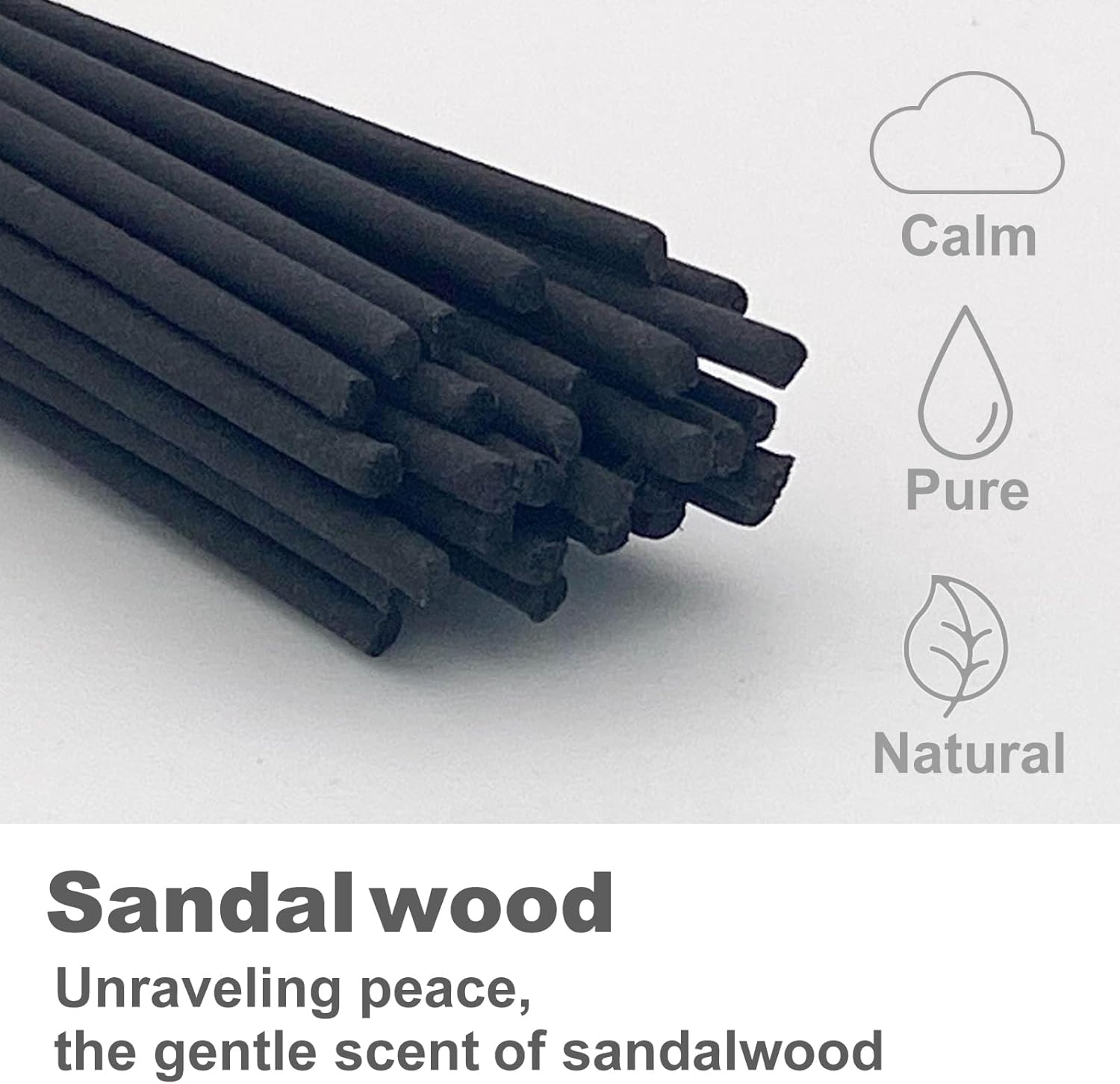 Kofuan Japanese Incense Sticks Sandalwood 40 Sticks Meditation Relaxation Stress Relief