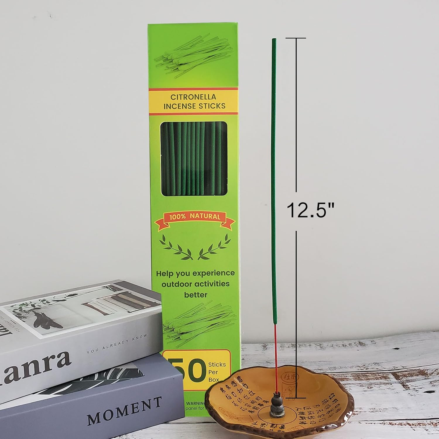 Citronella Incense Sticks 50 Pack Natural Aromatherapy