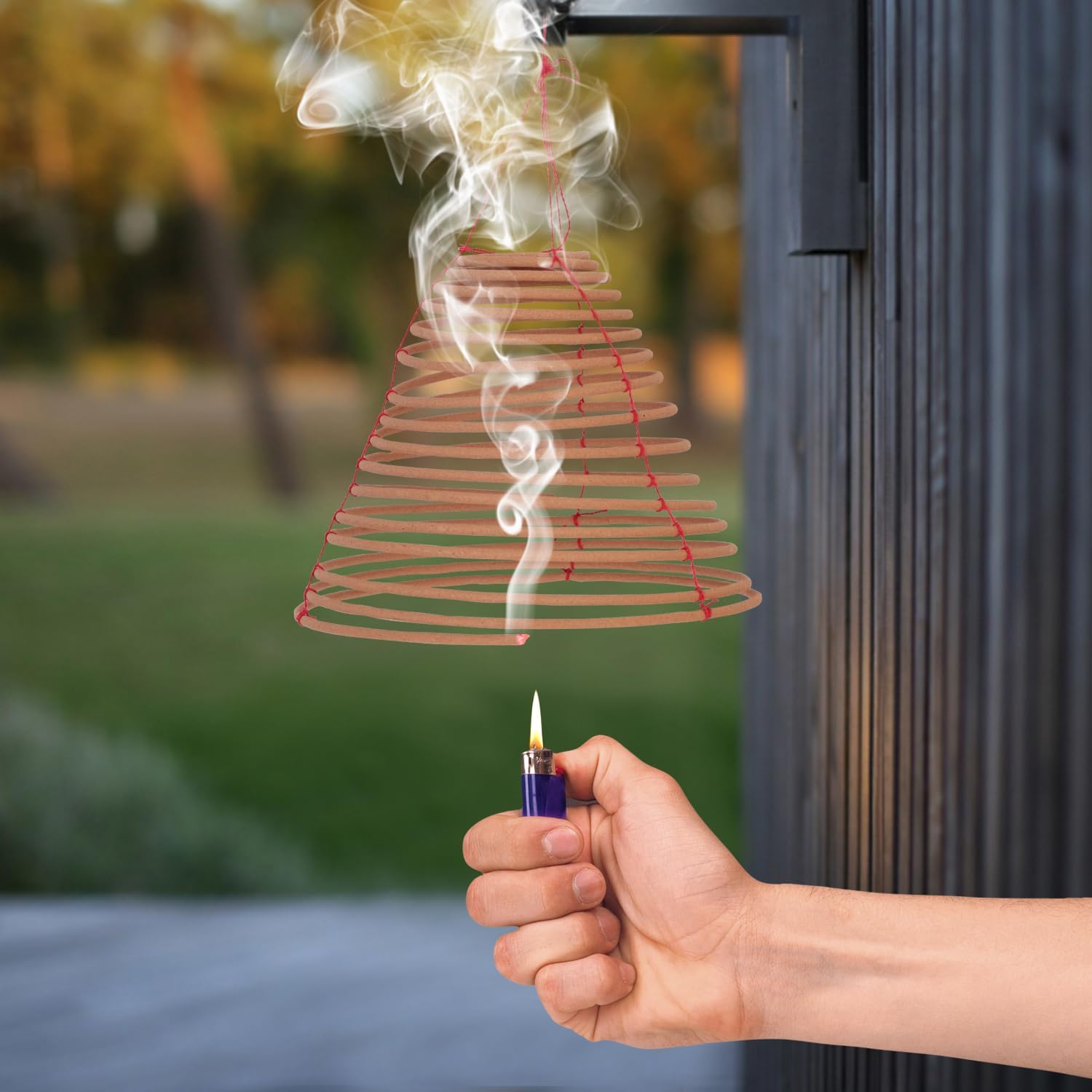 FOUCILO Citronella Incense Coil 36 Hours Burn 3 Pack