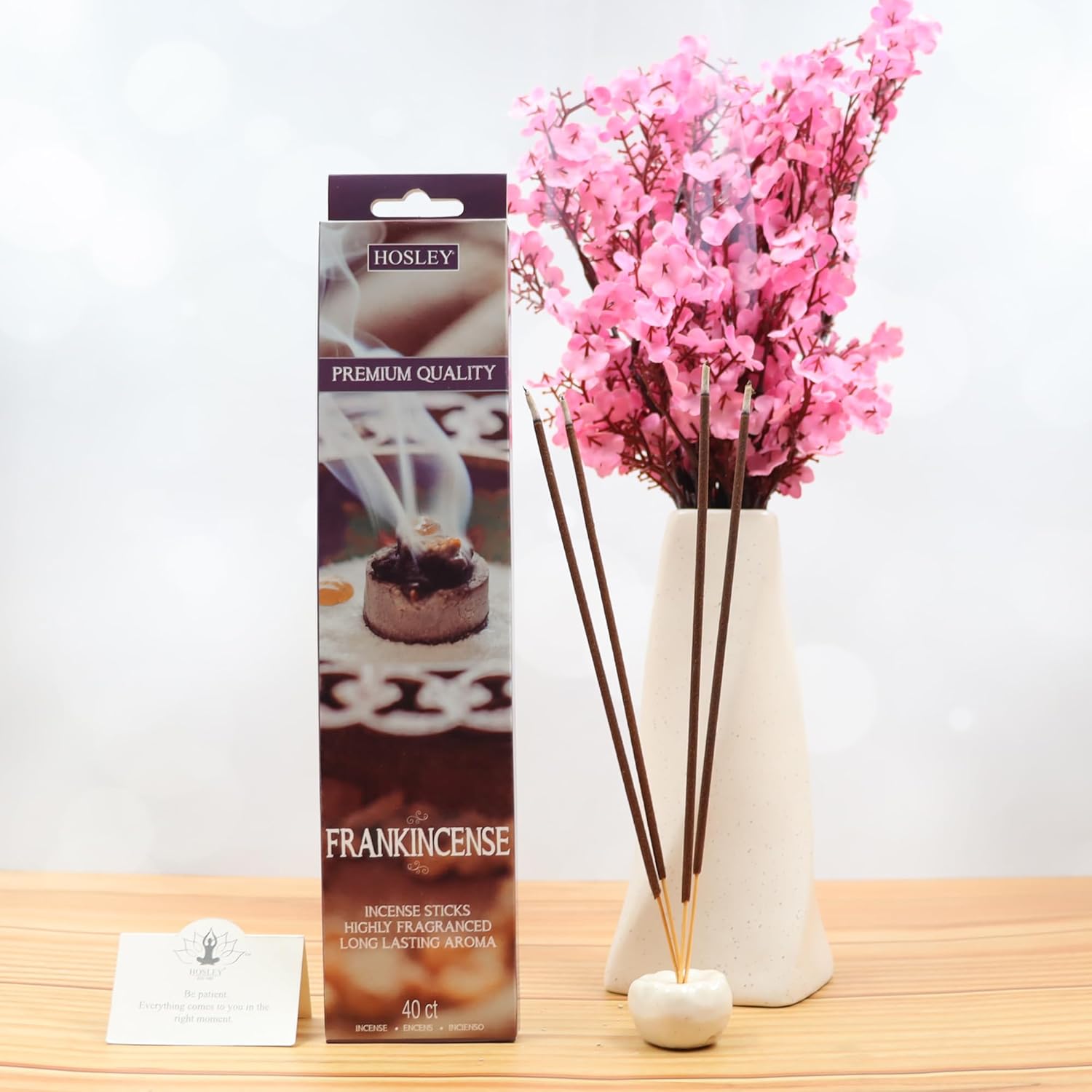 Hosley Frankincense Incense Sticks 240 Pack for Wellness