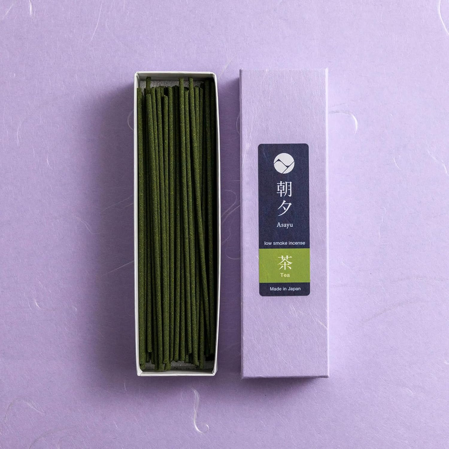Asayu Japan Matcha Incense Sticks 20g Sample Low Smoke Non-Toxic