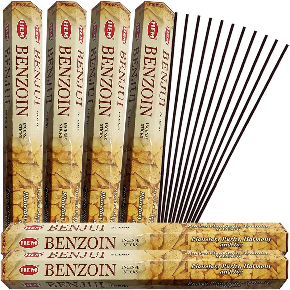 TRUMIRI Benzoin Incense Sticks and Holder Bundle