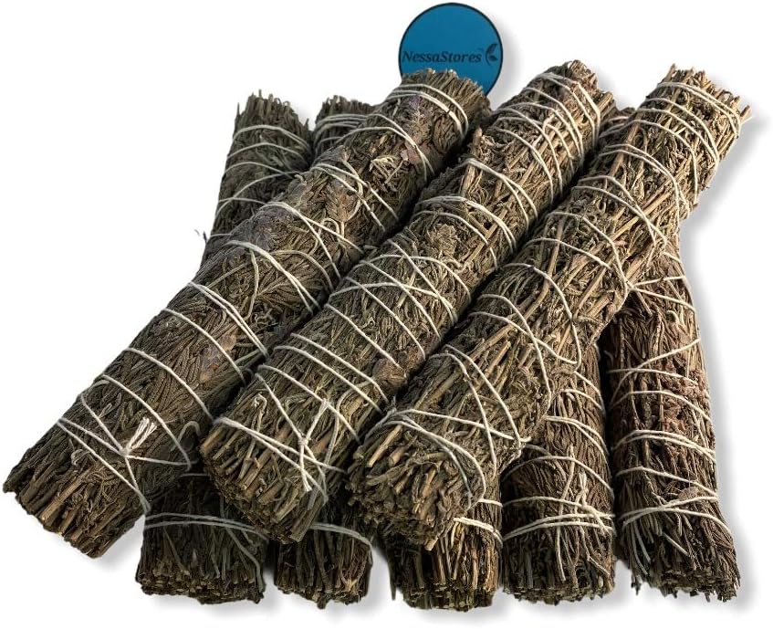 NESSASTORES Lavender Smudge Incense 9 Inch Bundle
