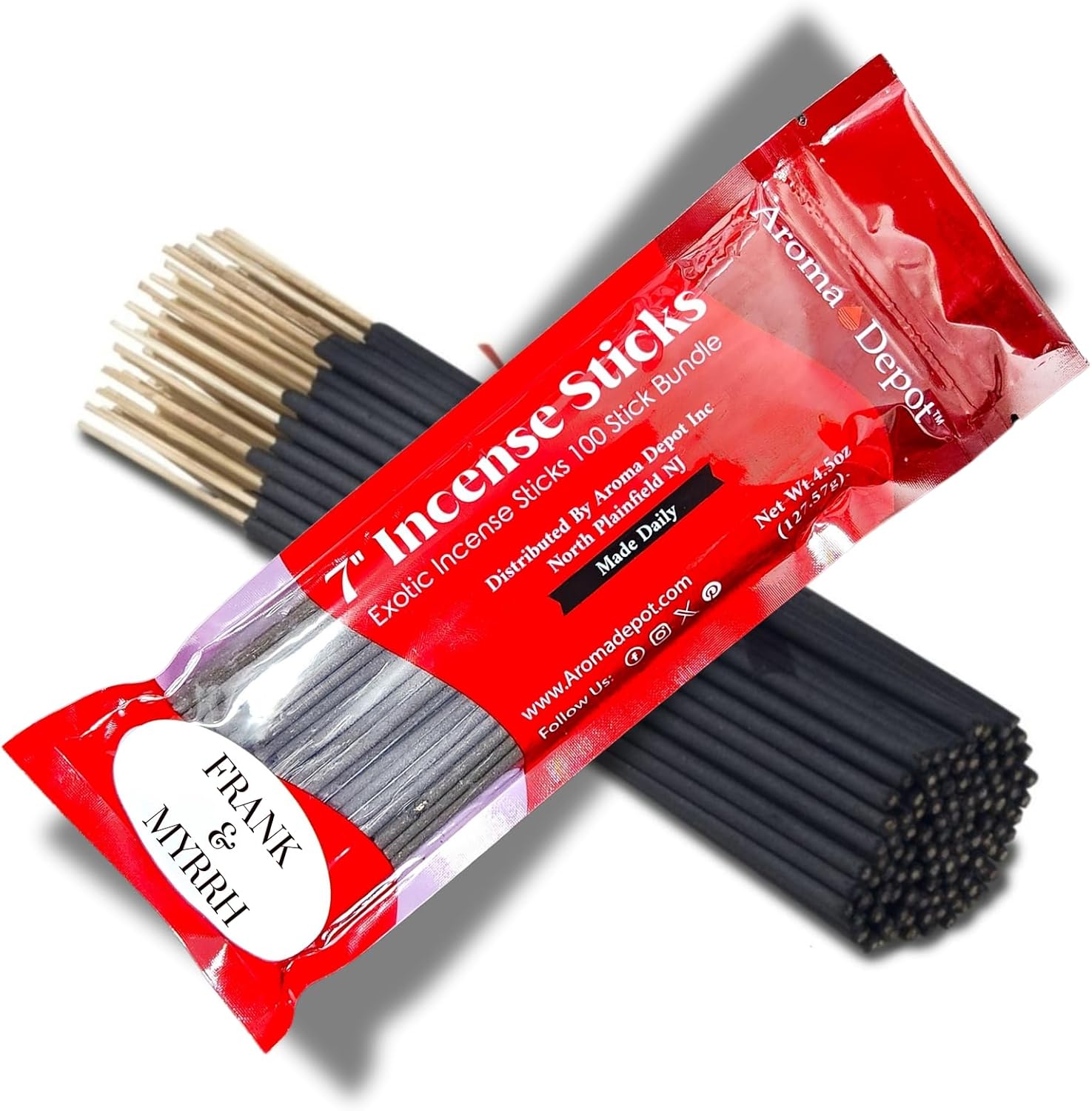 Aroma Depot Frank Myrrh Exotic Charcoal Incense Sticks