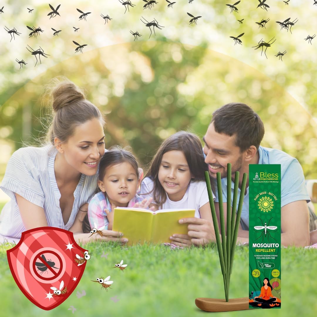 Bless International Mosquito Repellent Incense Sticks 75 PCS