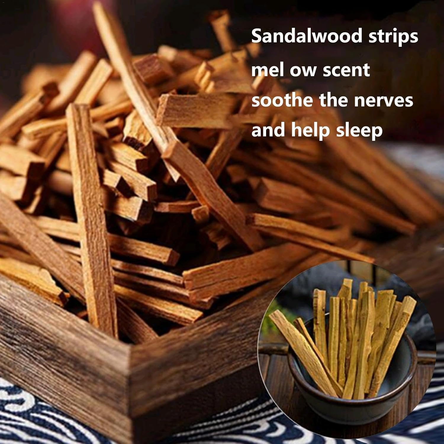 Sandalwood Incense Sticks for Meditation and Yoga