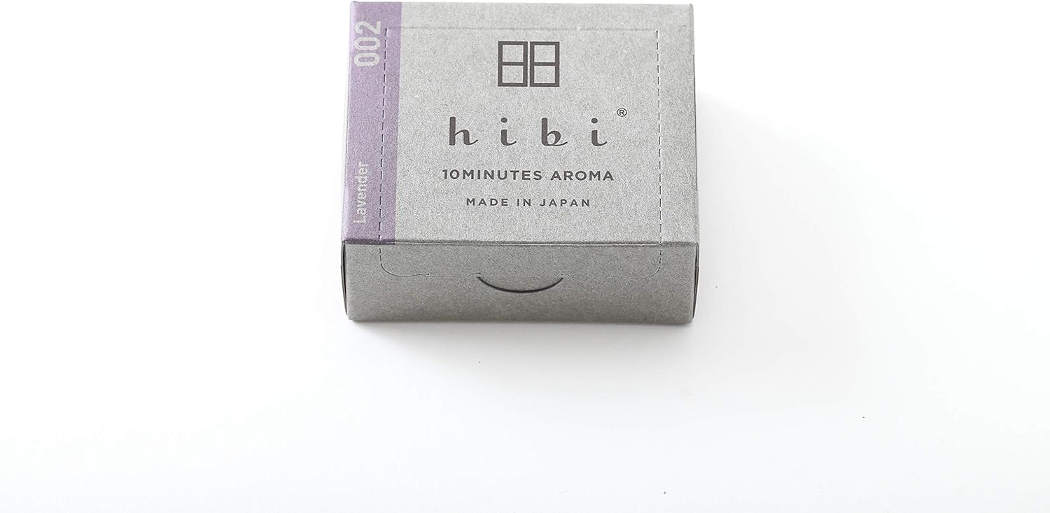 Hibi Box of 30 Incense Matches Lavender