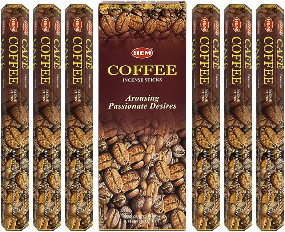 TRUMIRI Coffee Incense Sticks and Holder Bundle