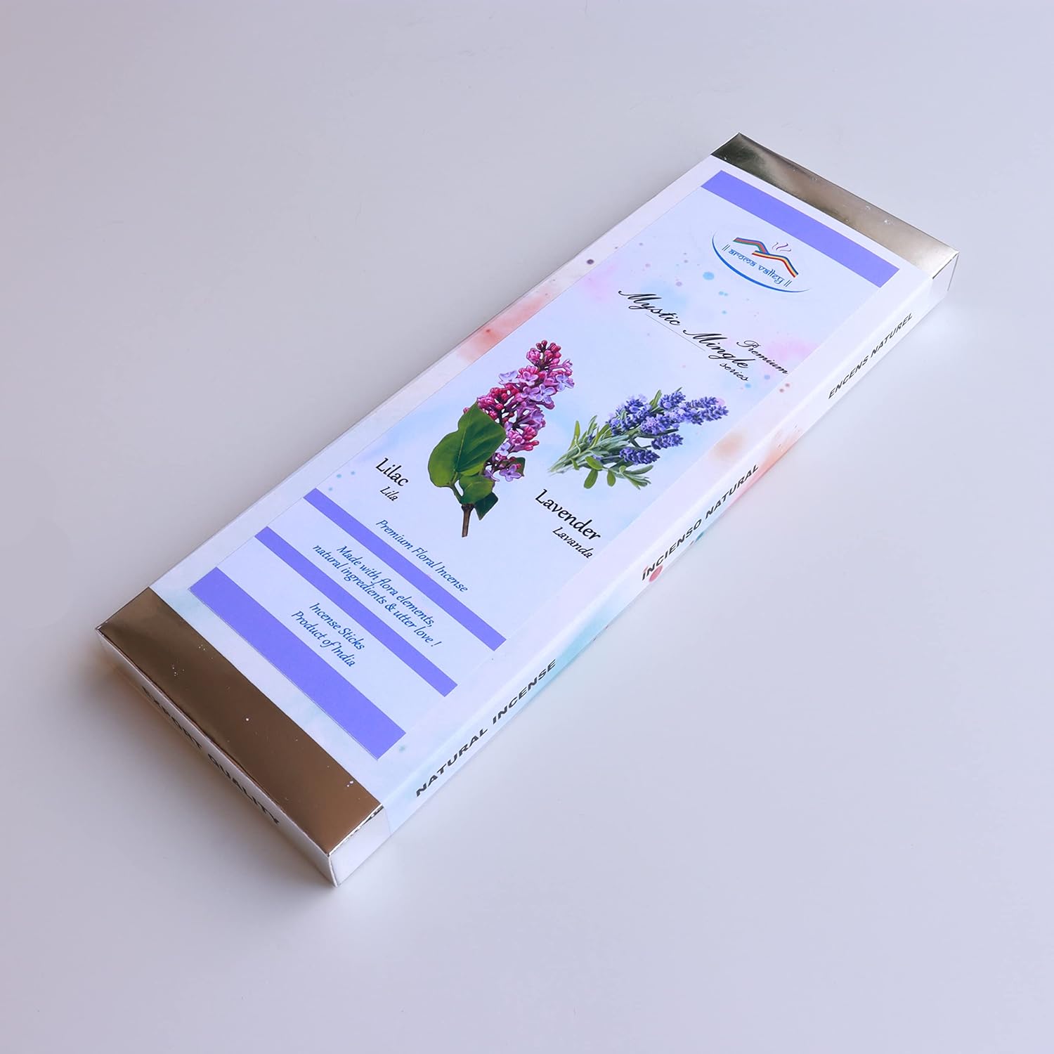 Lavender Lilac Natural Incense Sticks - 75 Grams - 50 Sticks