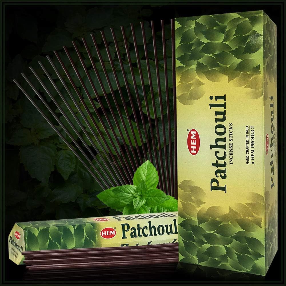 TRUMIRI Patchouli Incense Sticks and Holder Bundle